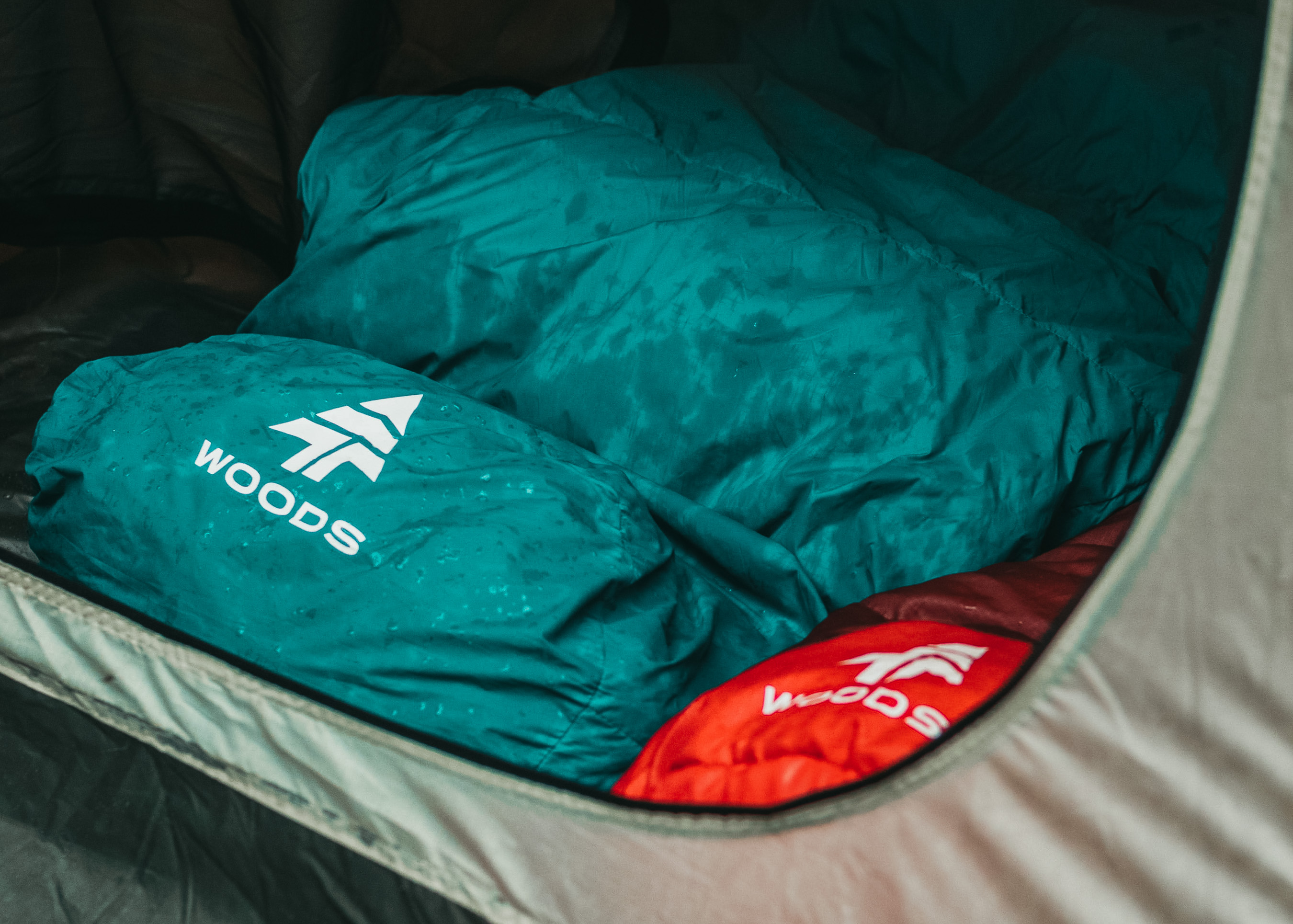 sac de couchage en camping